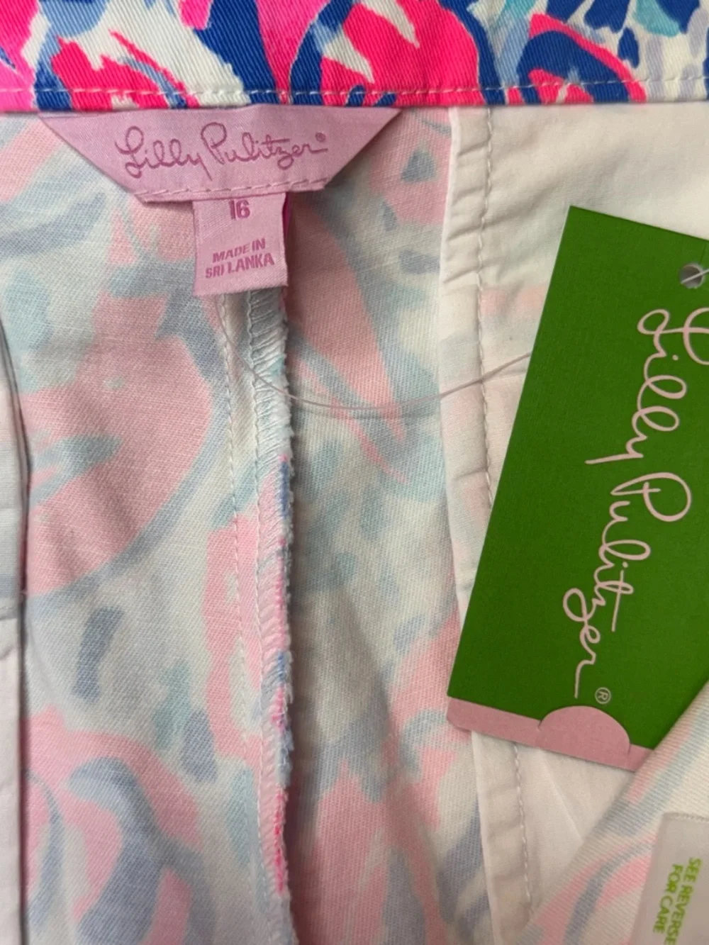 Lilly Pulitzer Hazelle Cosmic Corral Stretch Shorts NWTs Sz. 16